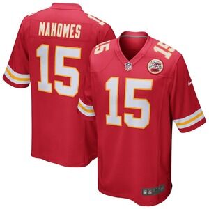 Nike Kansas City Chiefs Patrick Mahomes 15 Mens‎ Red Game Jersey Size XL NWT